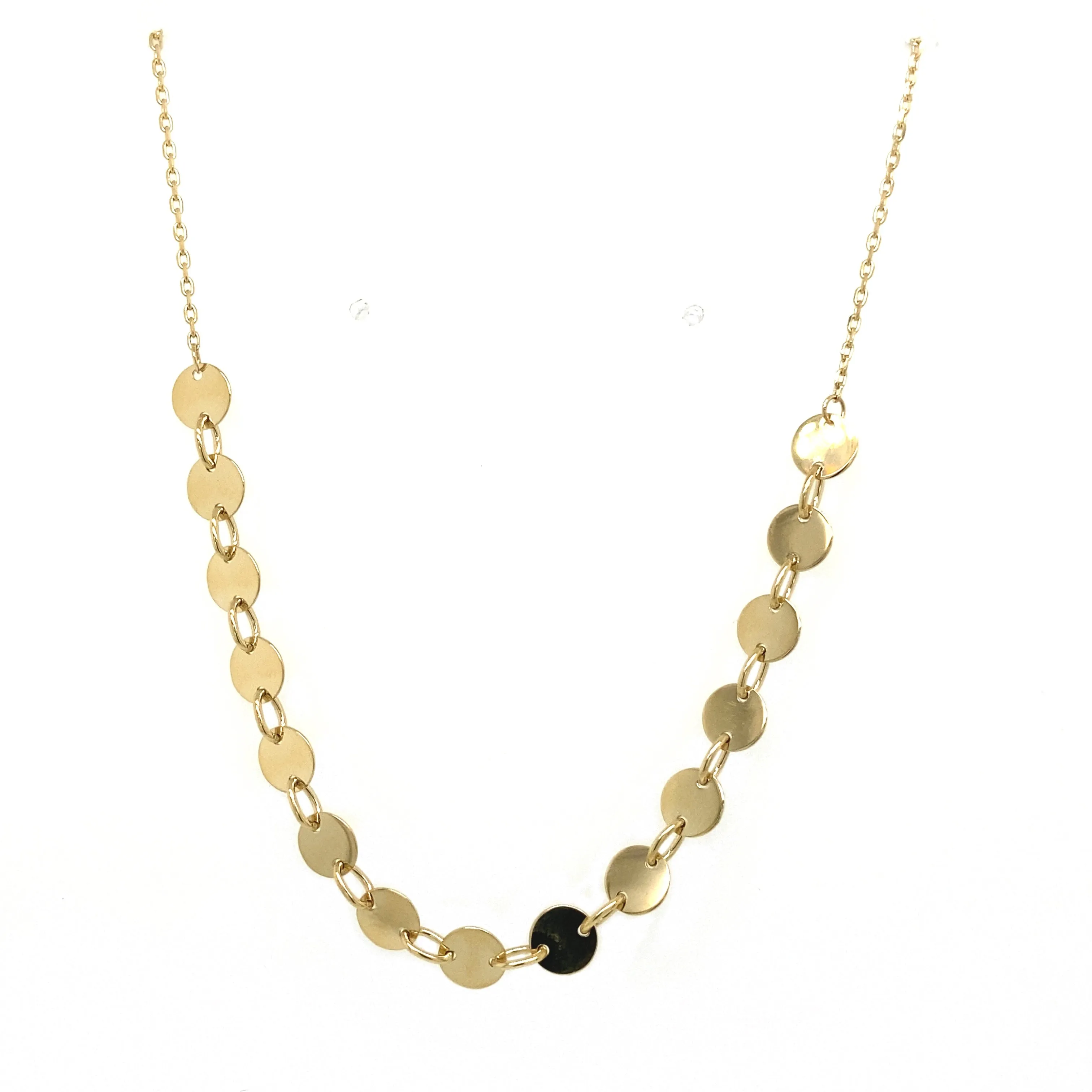 Adjustable Disc Necklace