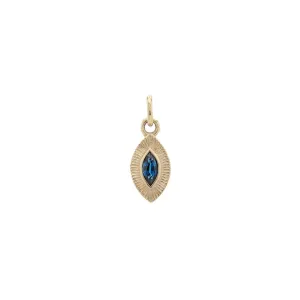 Ajna - 14k gold pendant