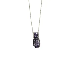 Amethyst & Chocolate Diamond Necklace