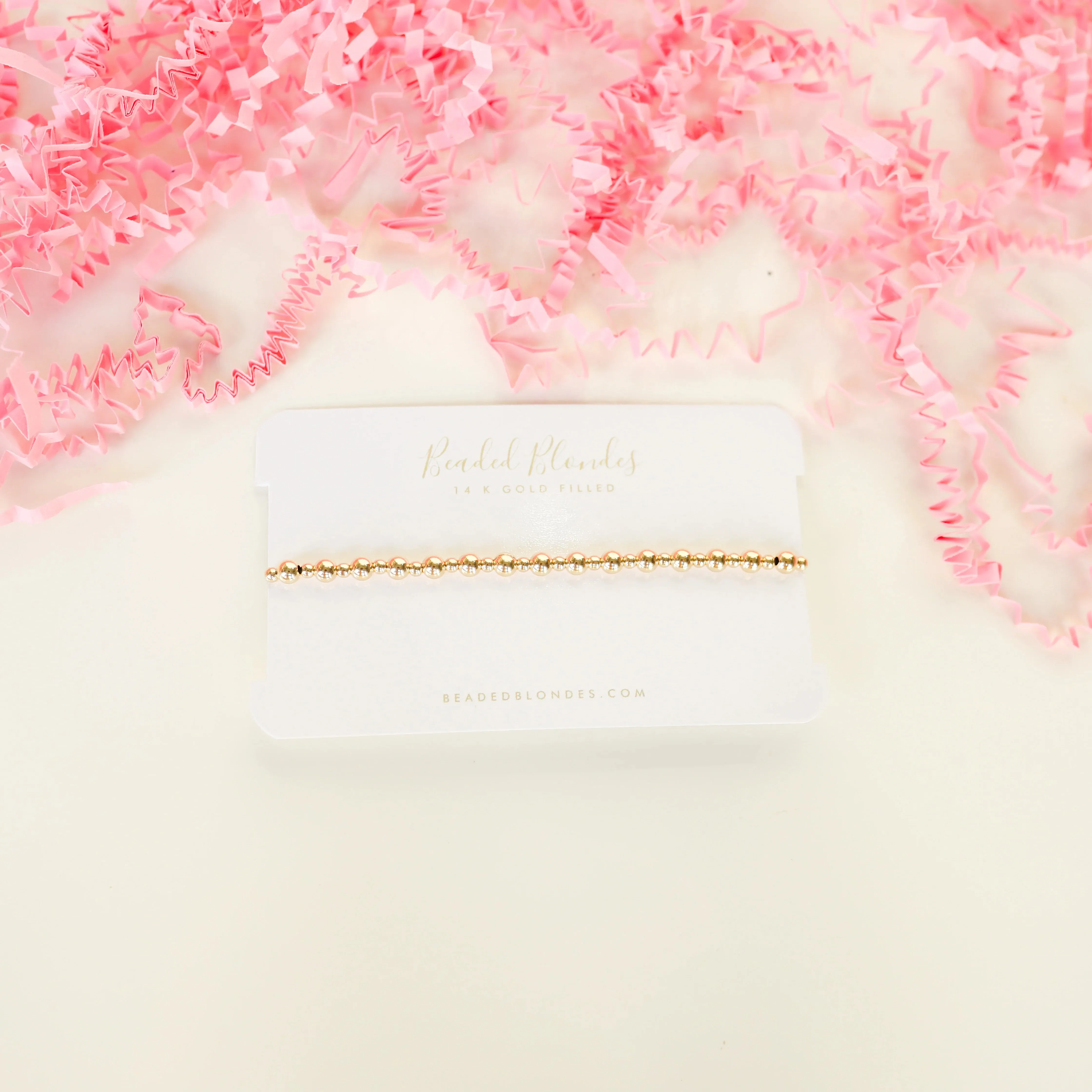 Beaded Blondes | Mini Katy Bracelet in Gold