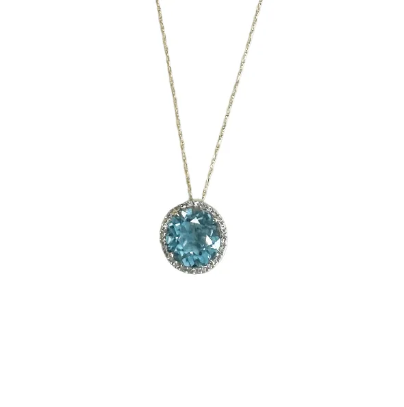 Blue Topaz Necklace