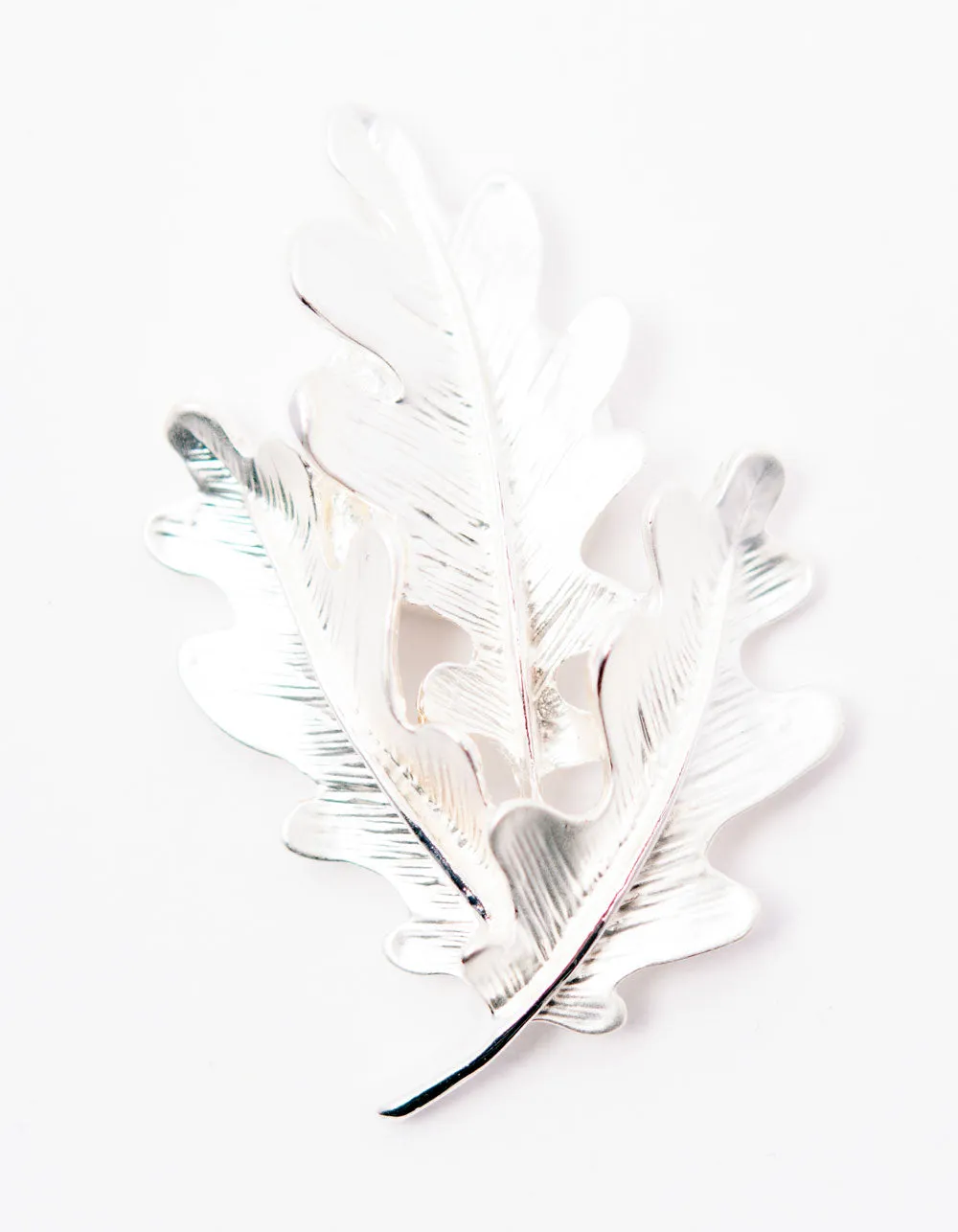 Brooch | Oak Leaves | Silver