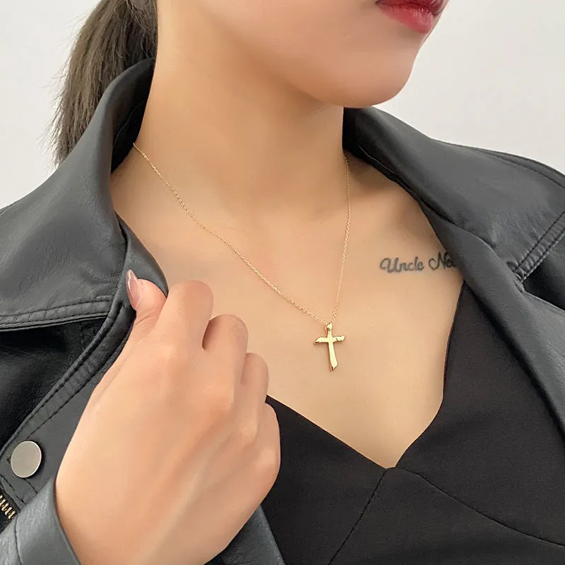 Cross Pendant And Necklace