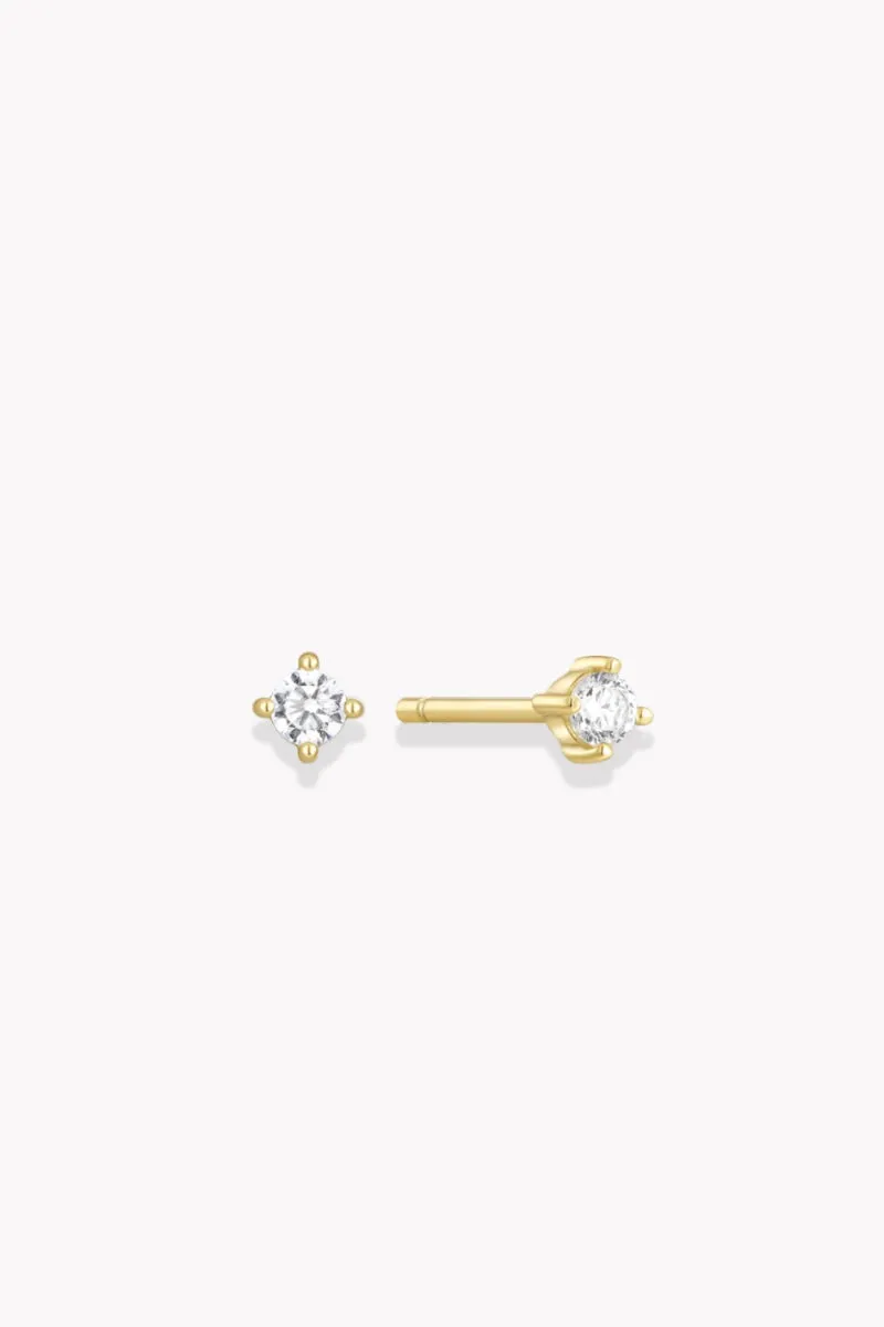 Dainty Shimmer Stud - Gold