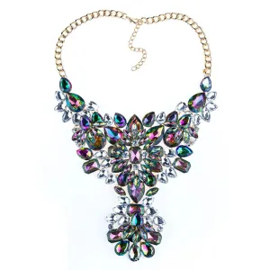 Dazzler Crystal Choker Statement Necklace