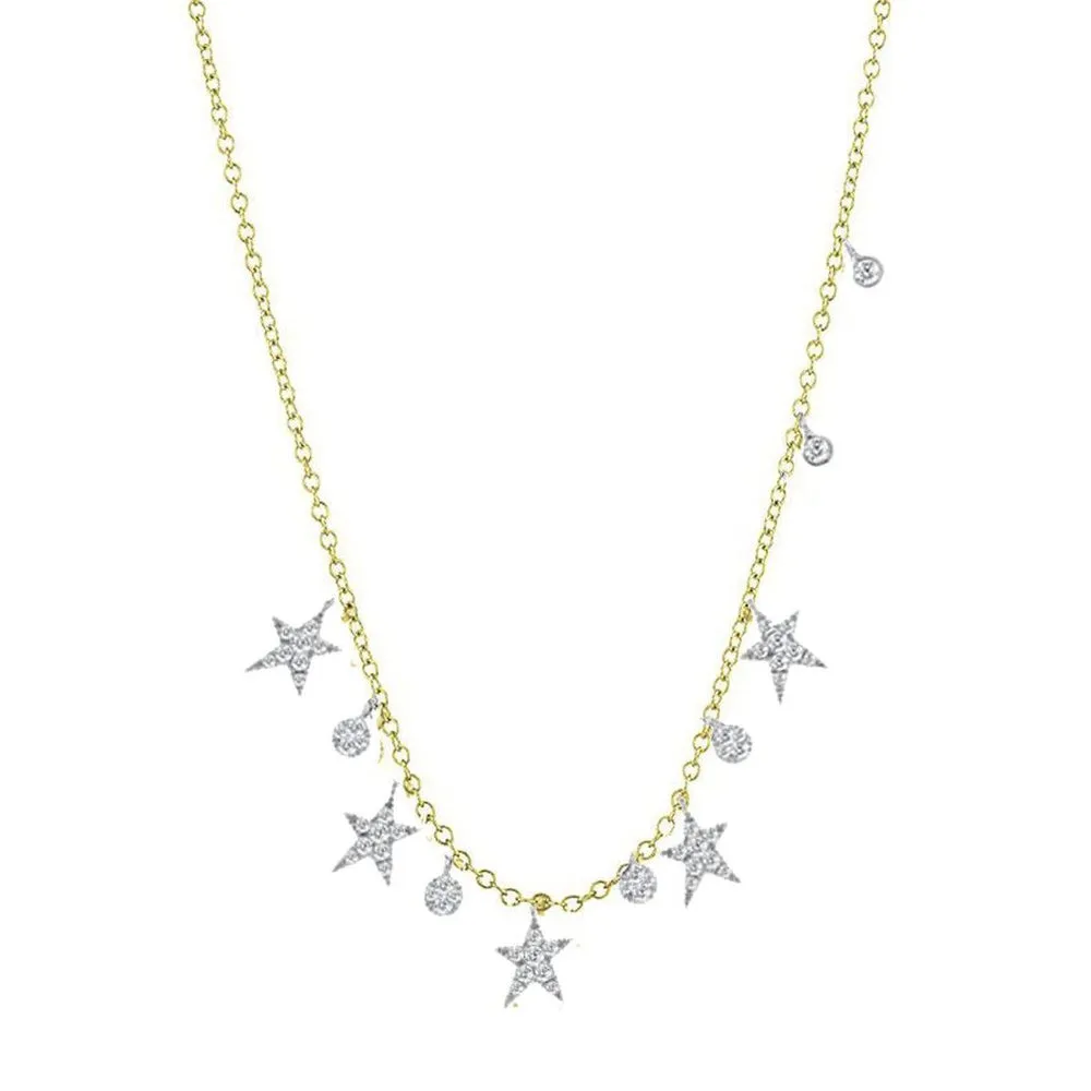 Diamond Stars Necklace