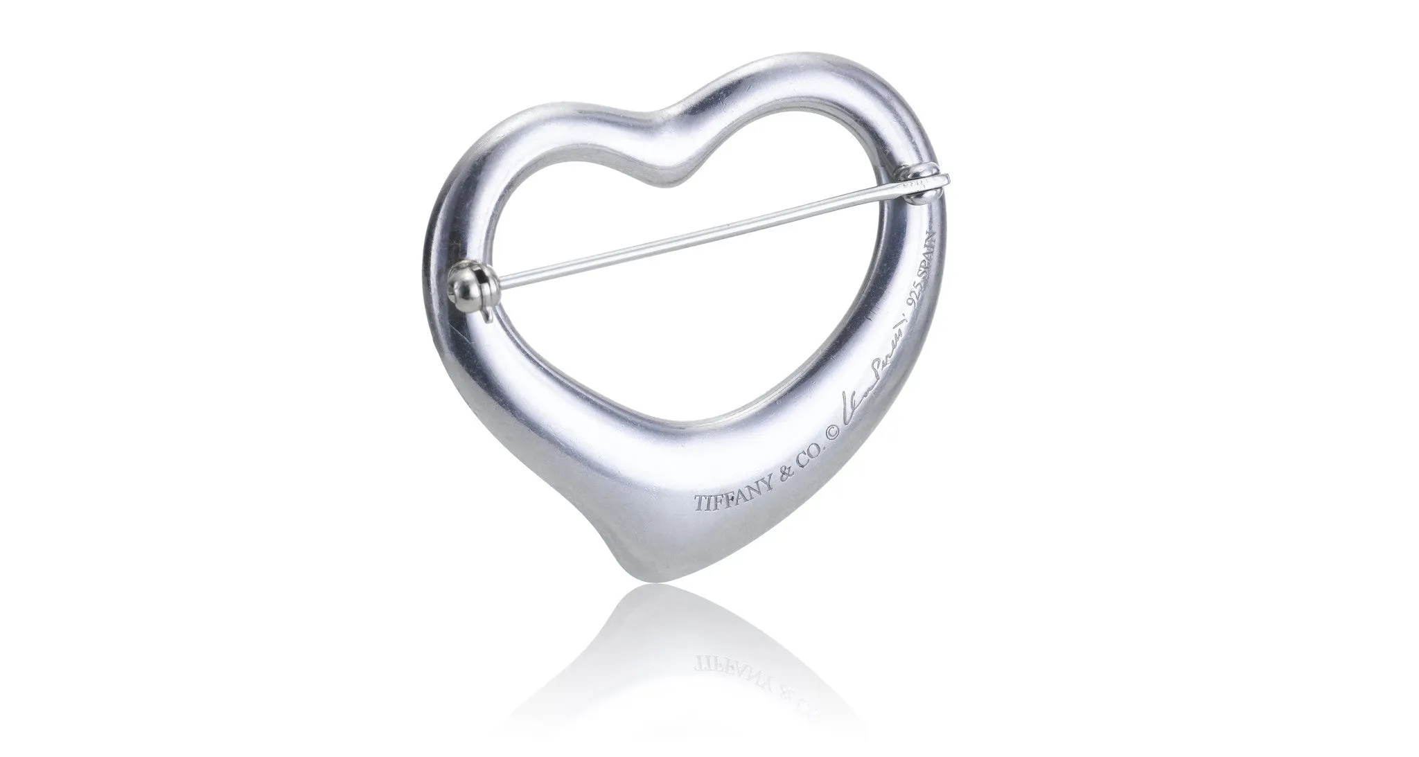 Elsa Peretti Silver Heart Pin