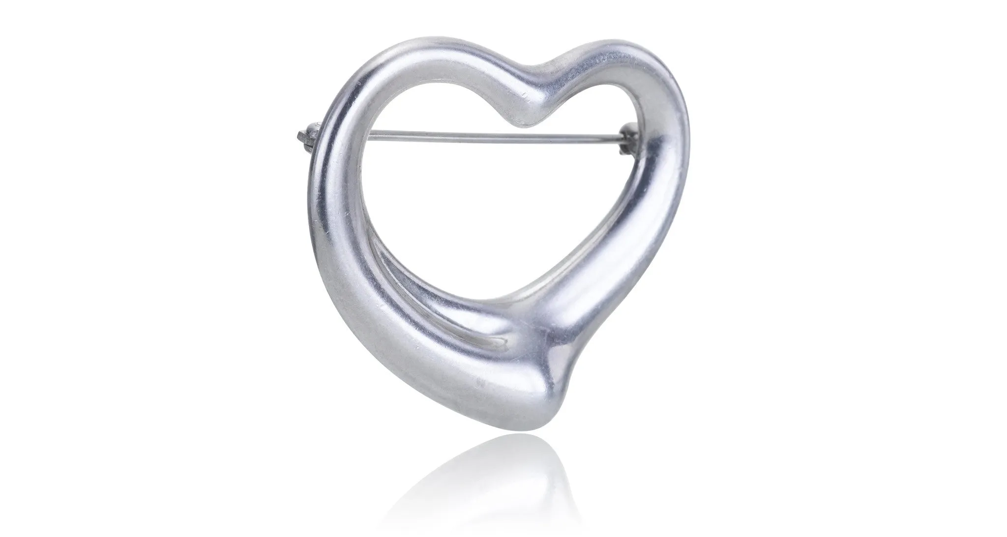 Elsa Peretti Silver Heart Pin