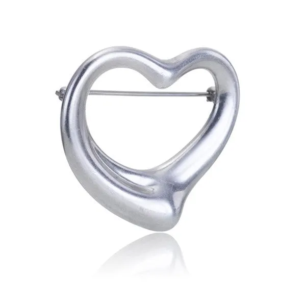 Elsa Peretti Silver Heart Pin