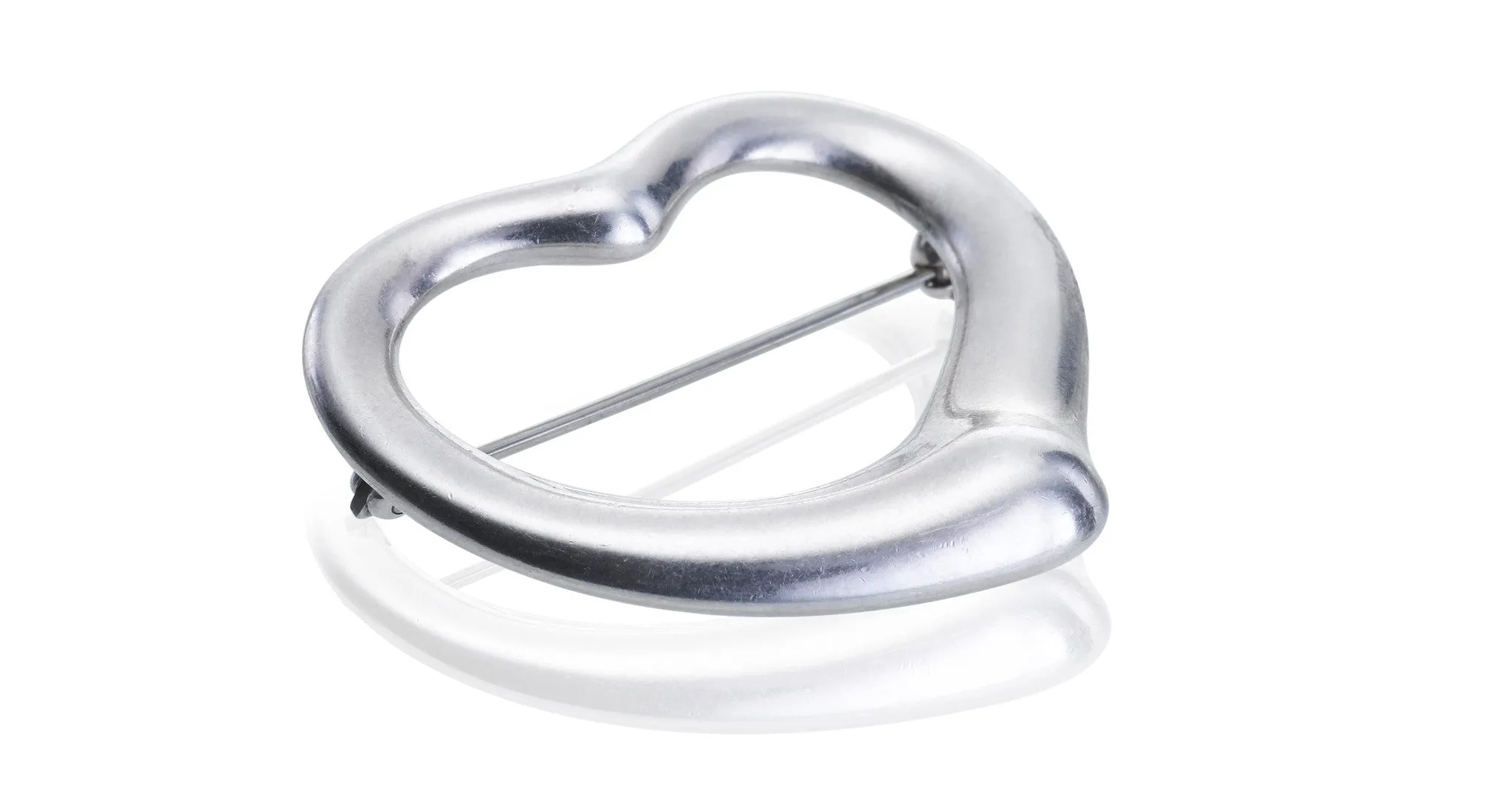 Elsa Peretti Silver Heart Pin