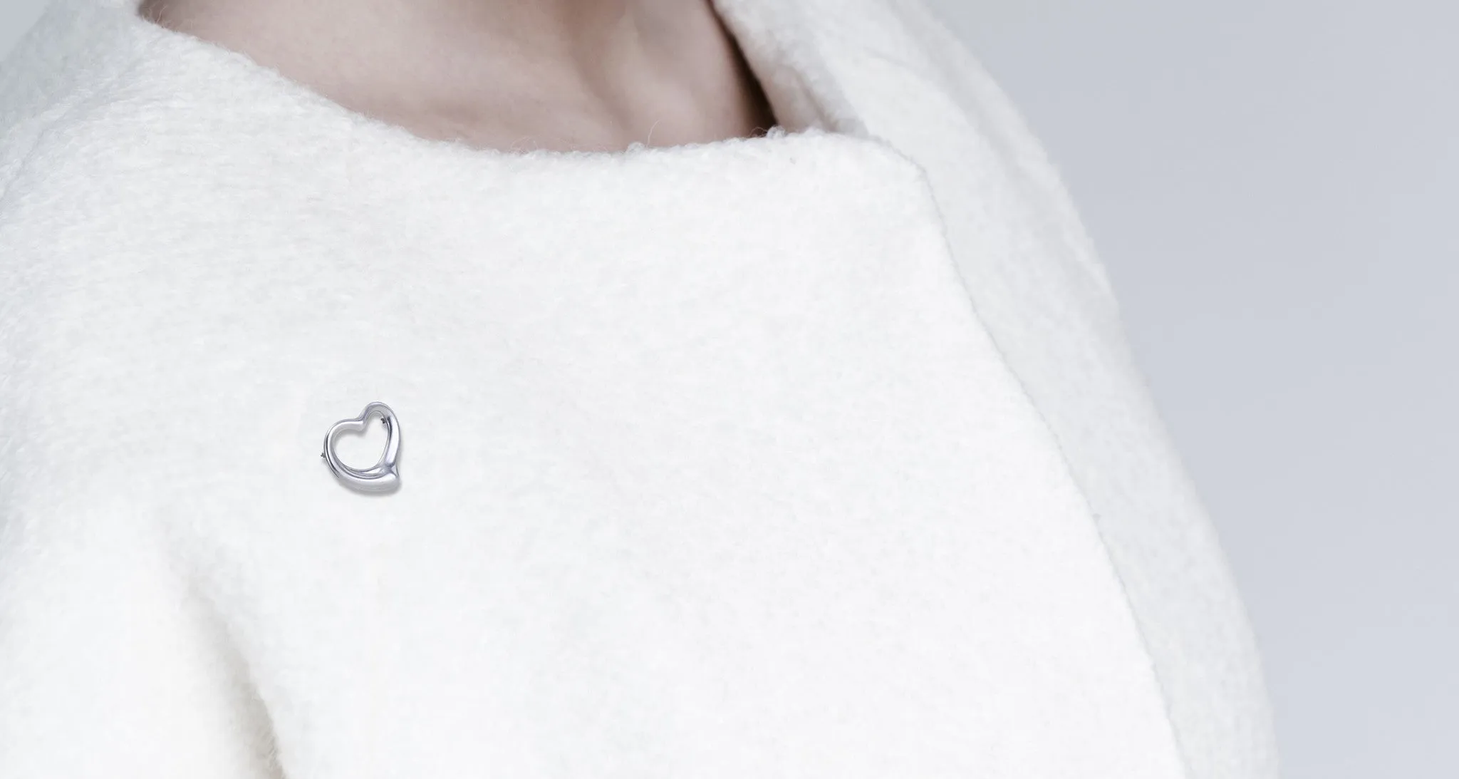 Elsa Peretti Silver Heart Pin