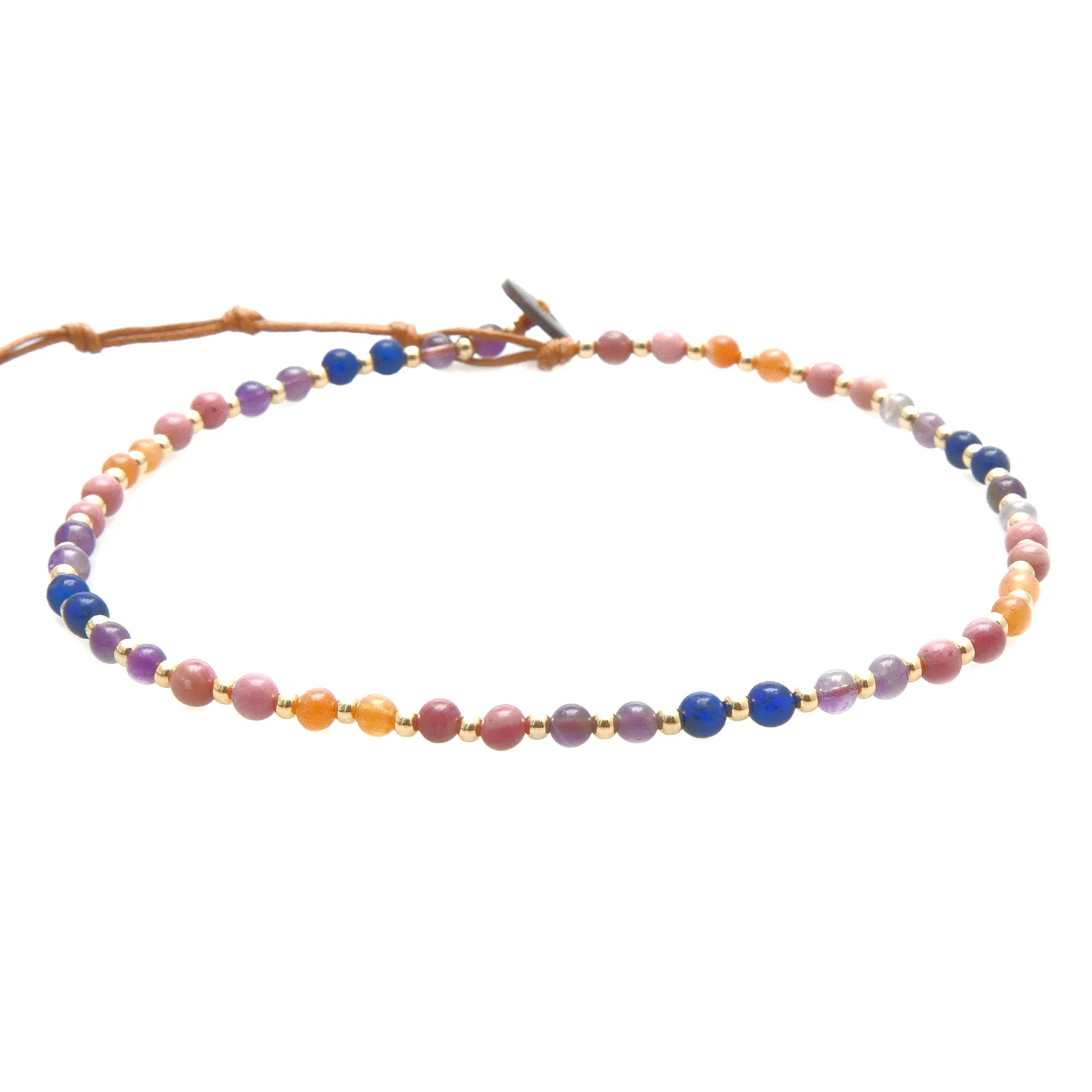 Energy Healer 2mm   4mm Healing Necklace Stack