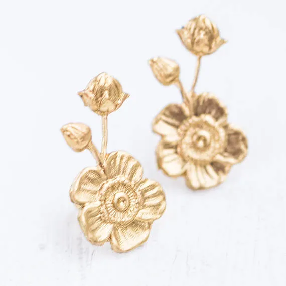 Flower Stud Earrings