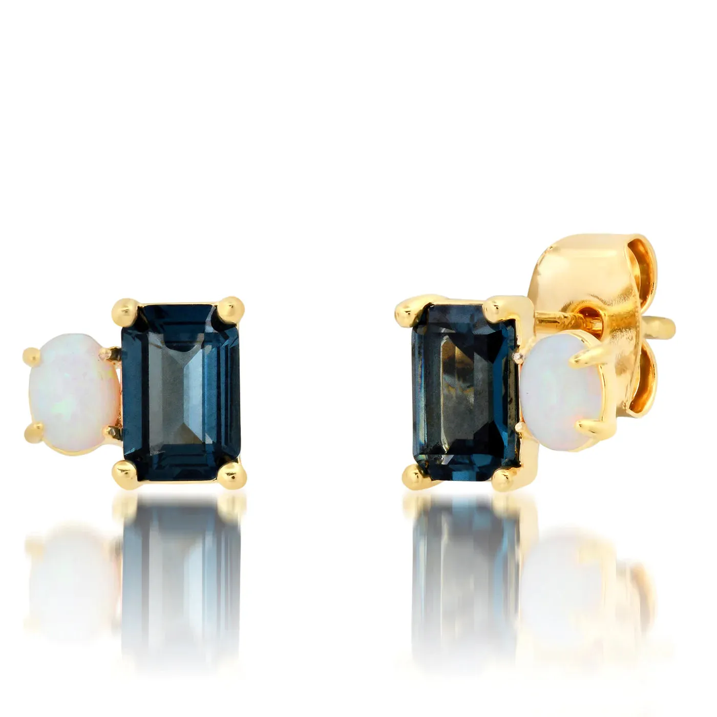 Gemma Emerald Cut Earrings