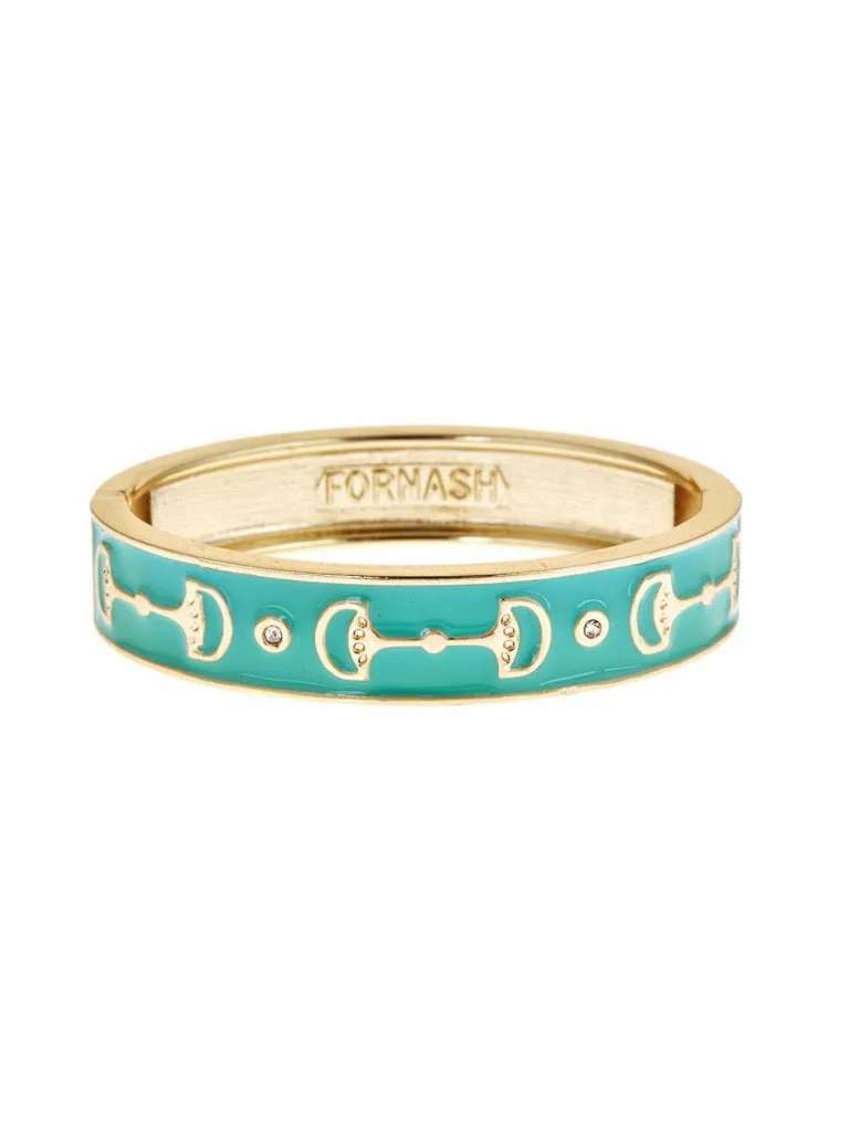 Gold Cup Bracelet - Aqua