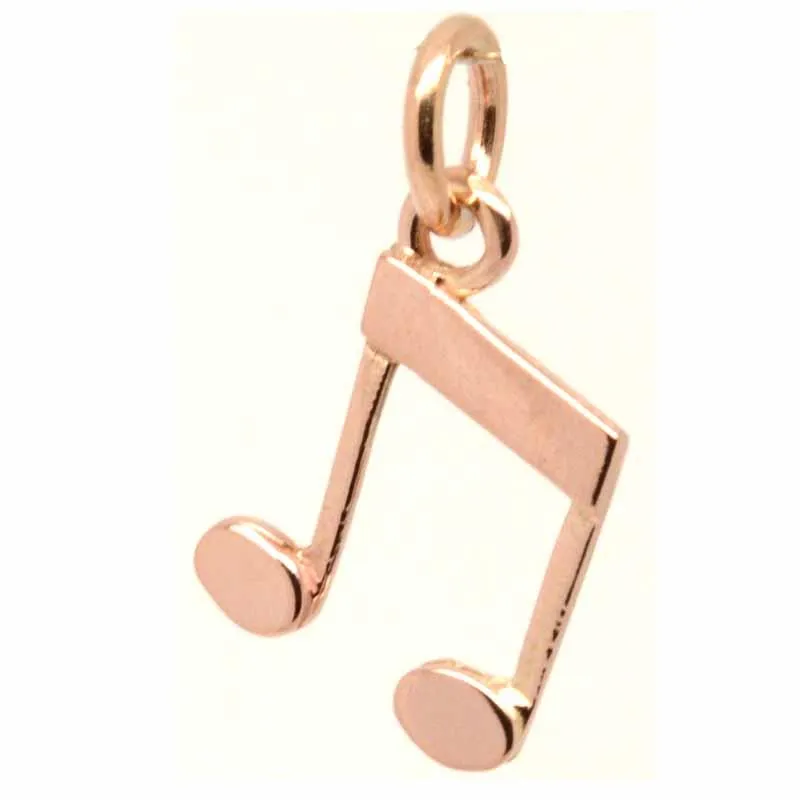 Gold Musical Note Quavers Charm