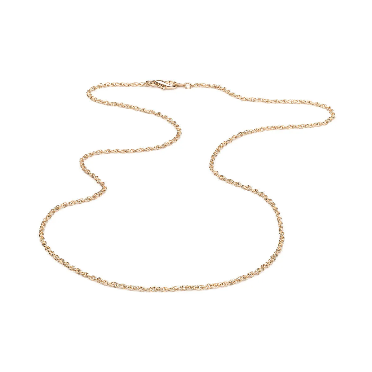 Gold Plated 24 inch Fancy Chain Necklace