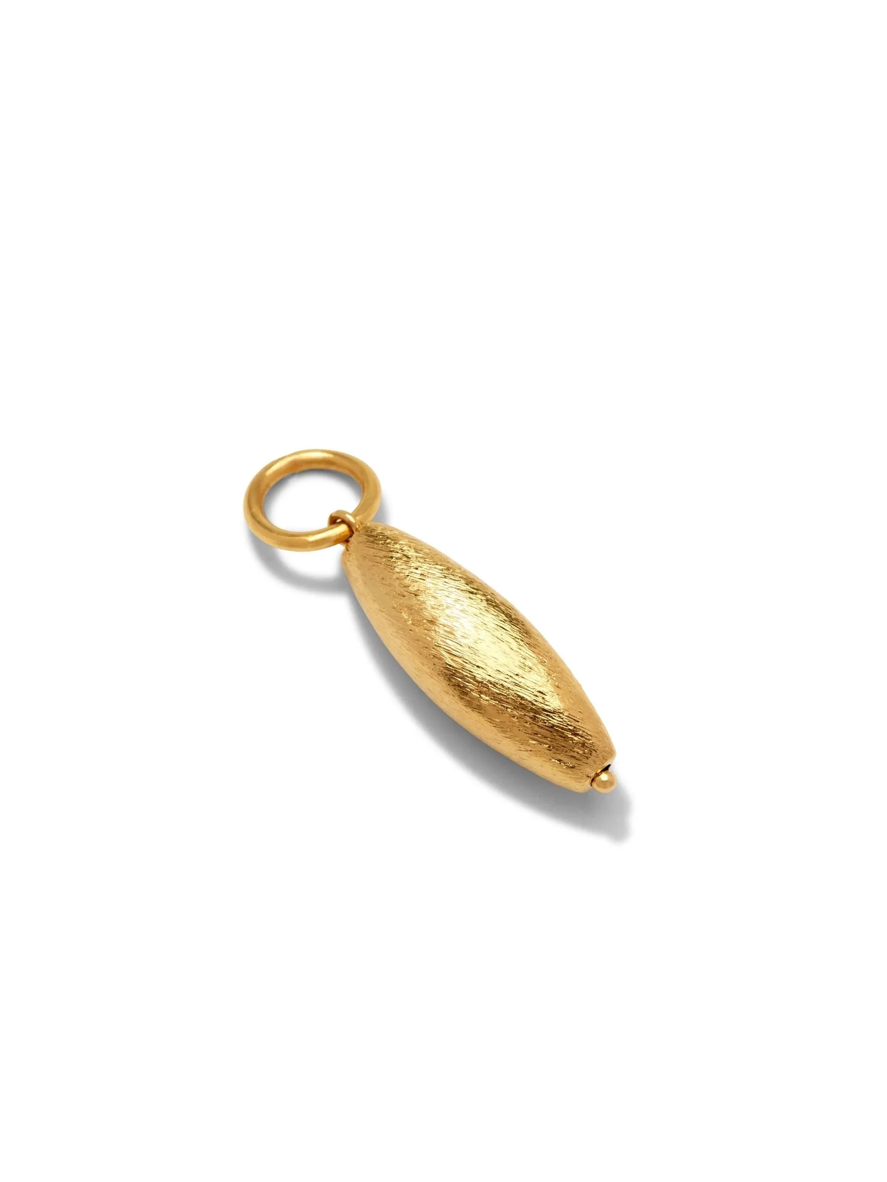 Gold Zeppelin Necklace Pendant Charm