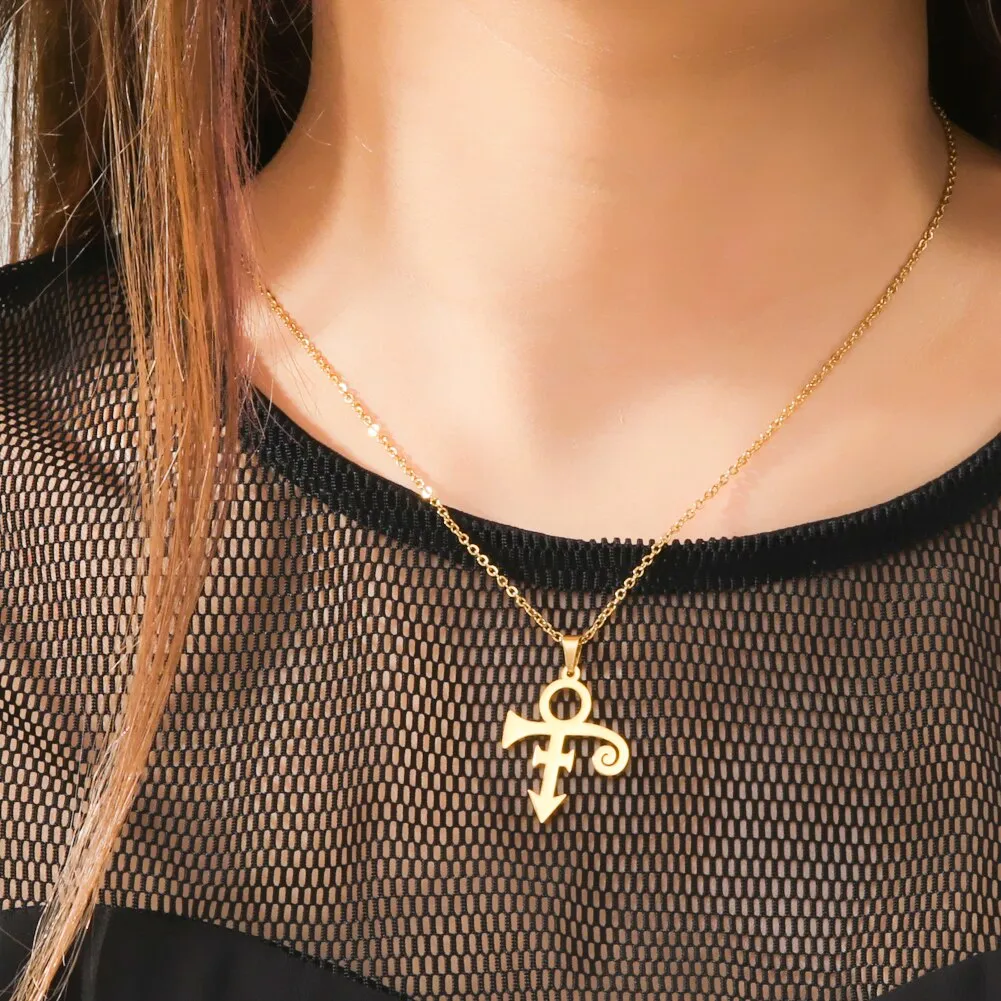 Guitar Memorial Love Symbol Pendant Necklace Le Petit Prince Necklaces