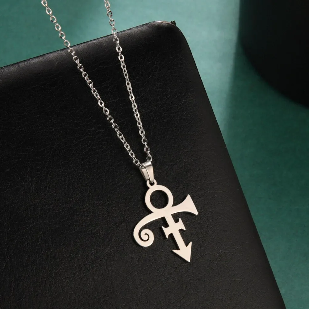 Guitar Memorial Love Symbol Pendant Necklace Le Petit Prince Necklaces