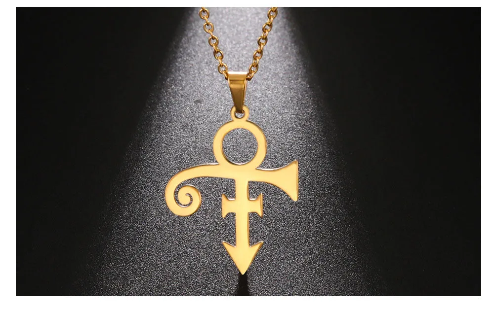 Guitar Memorial Love Symbol Pendant Necklace Le Petit Prince Necklaces