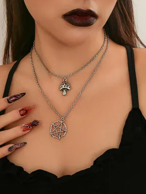 Halloween Double Layer Necklace MSE00164