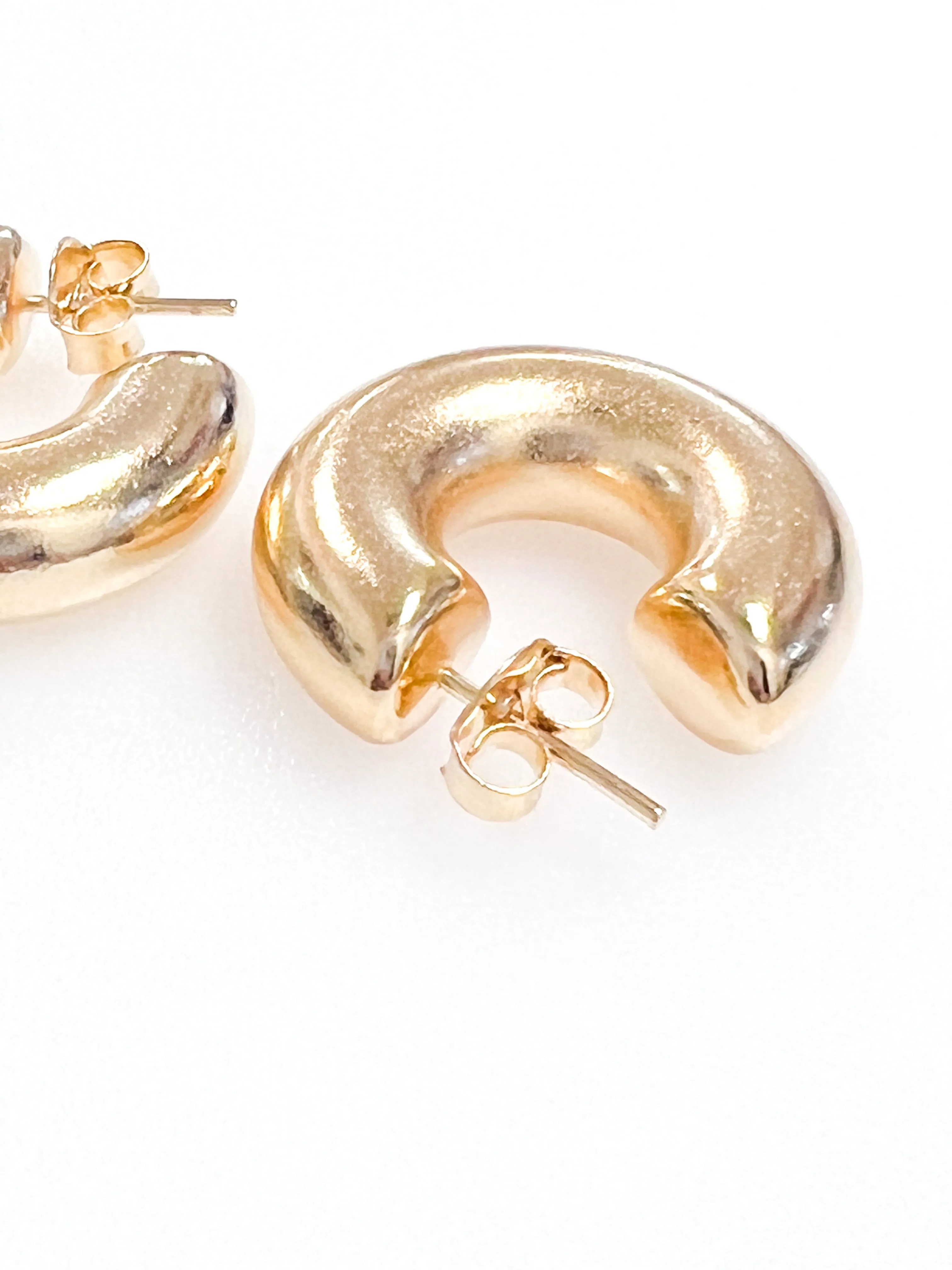 Harper - Chunky Gold Hoop Earrings