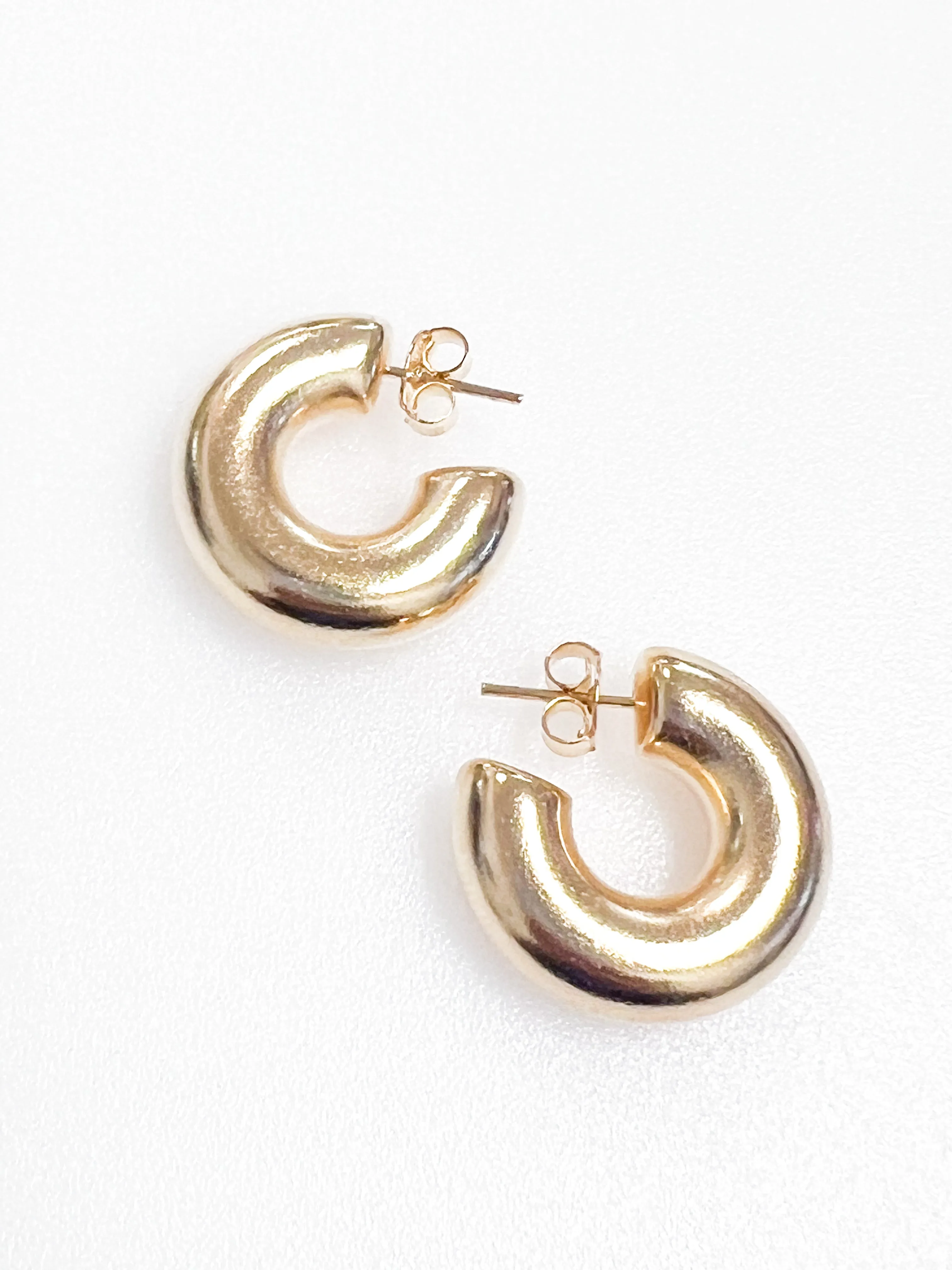 Harper - Chunky Gold Hoop Earrings