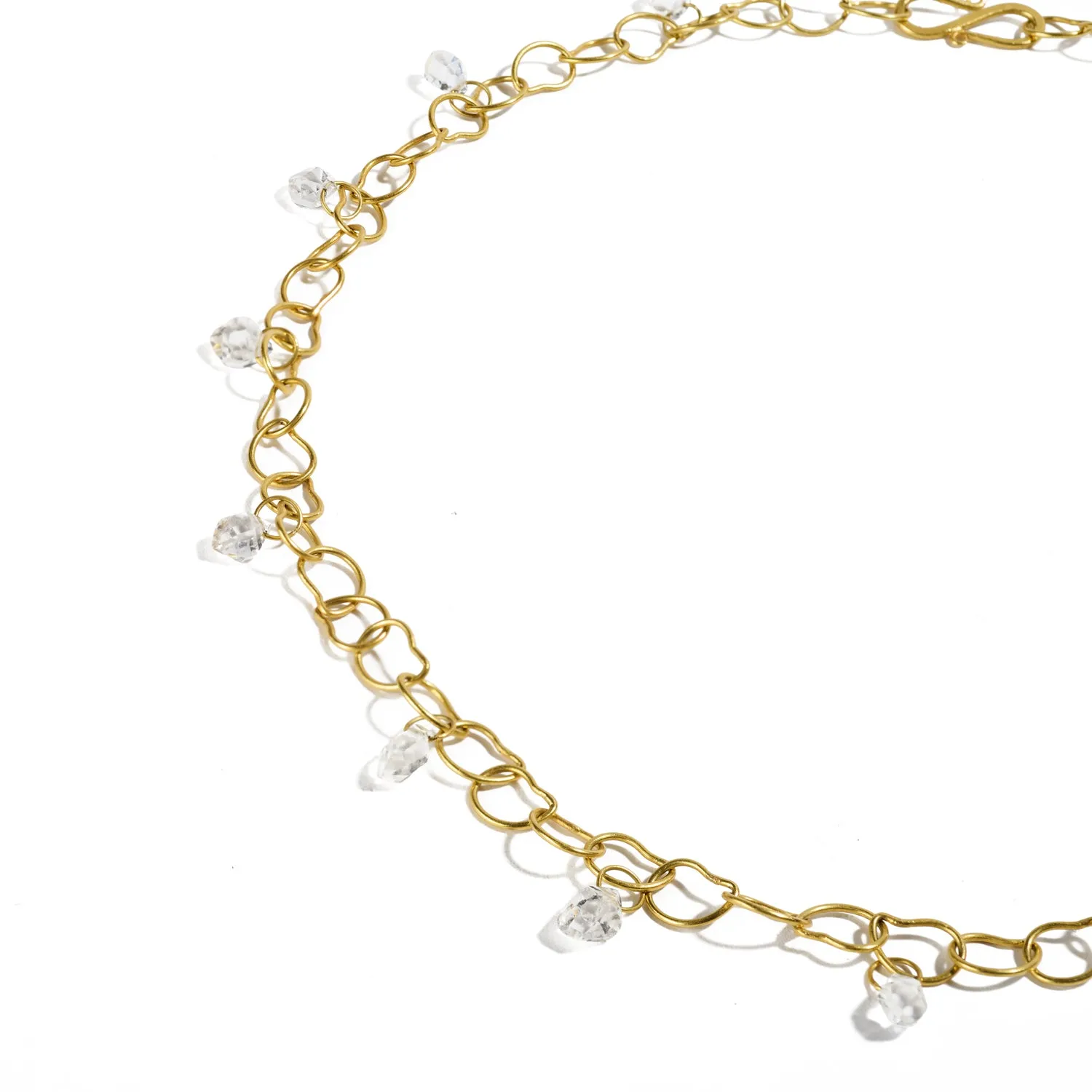 Herkimer Diamond Mango Link Chain