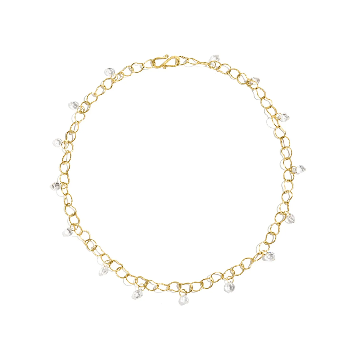 Herkimer Diamond Mango Link Chain