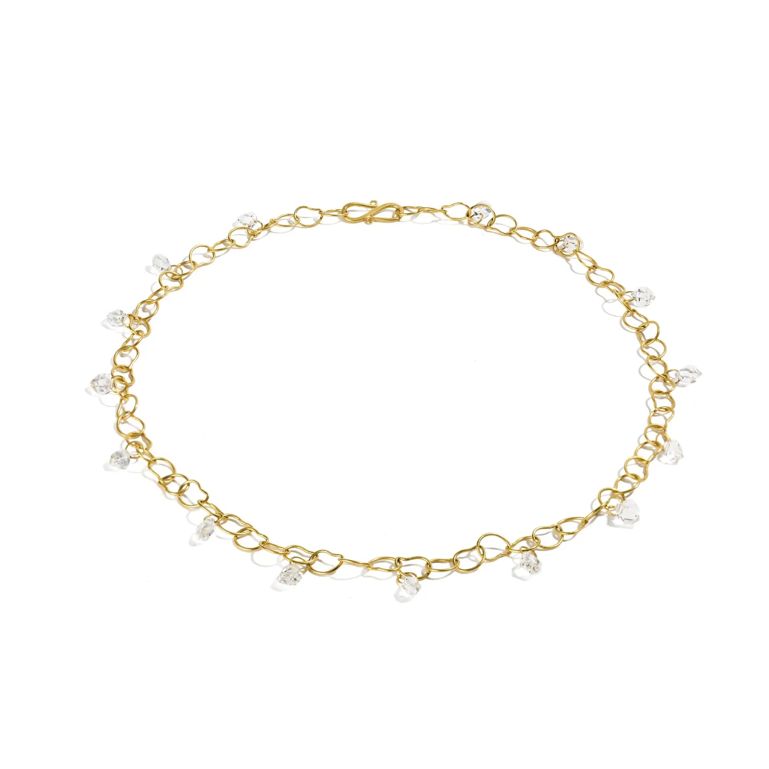 Herkimer Diamond Mango Link Chain