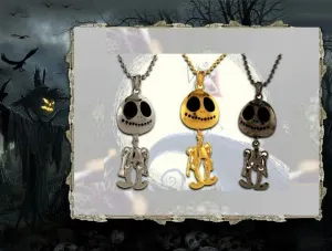 Jack The Pumpkin King - Jack Skellington Style Necklace