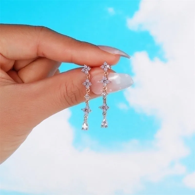 Little Fairy Piercing Ear Bone Chain Trendy Temperament Studs