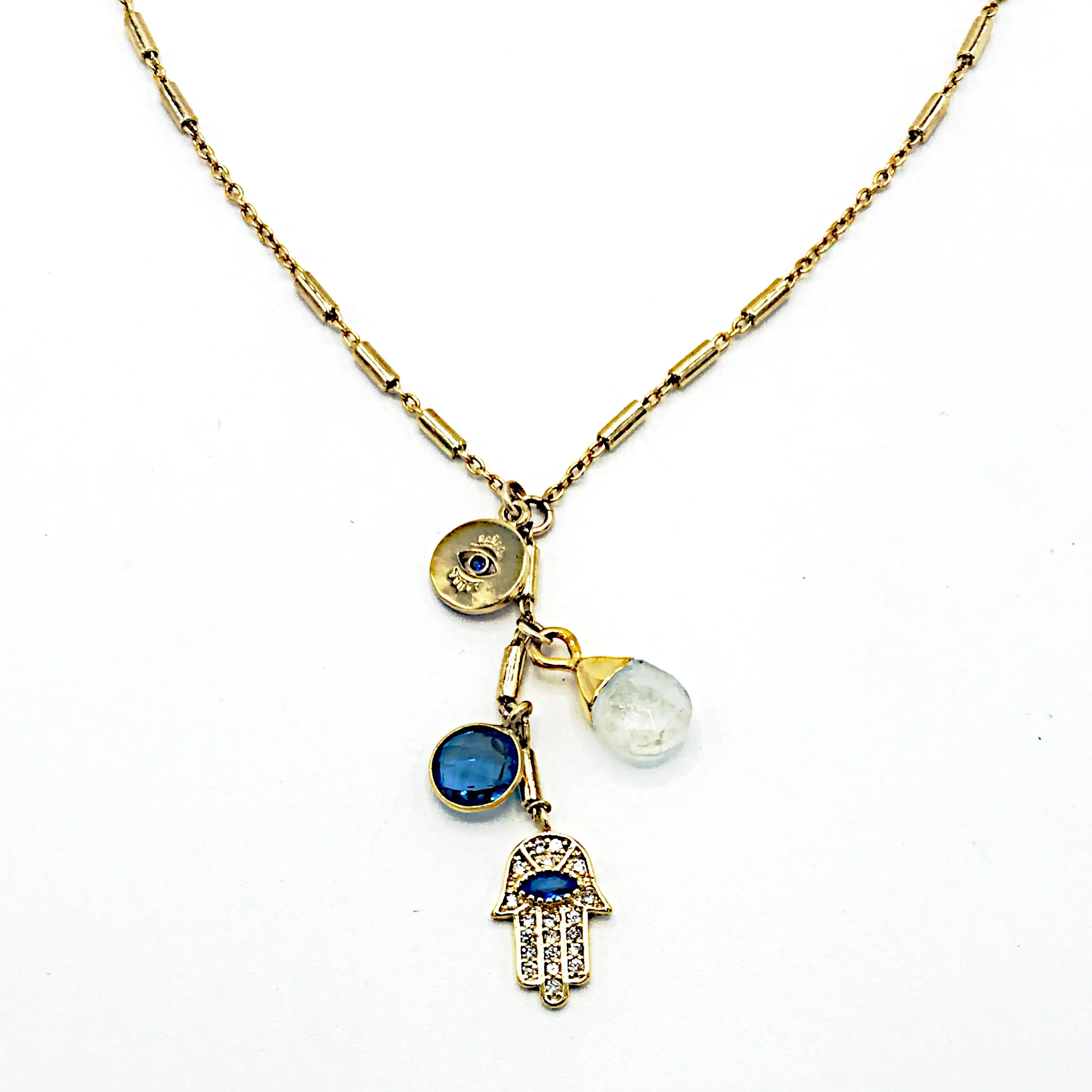 MacKensie Necklace - hamsa