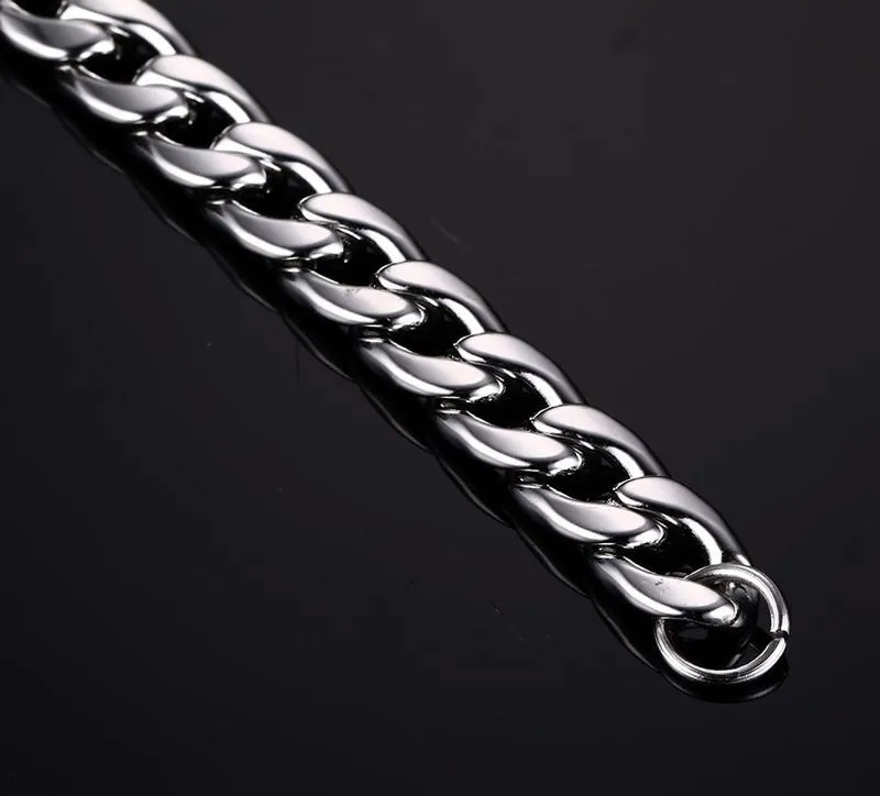 Men's Kingpin Cut Gold Chain Bracelet