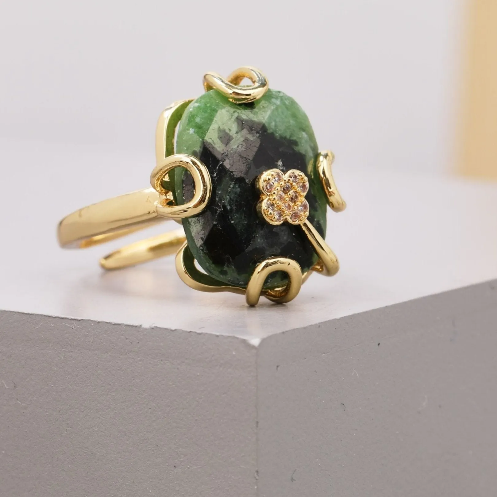 Natural Gemstone Ring