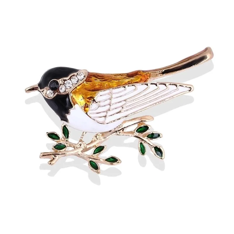 Original Design Pin Animal Alloy Gold Plated Silver Plated Rhinestones Kid'S Brooches