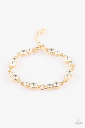 Paparazzi Bracelet ~ Twinkle Twinkle Little STARLET - Gold