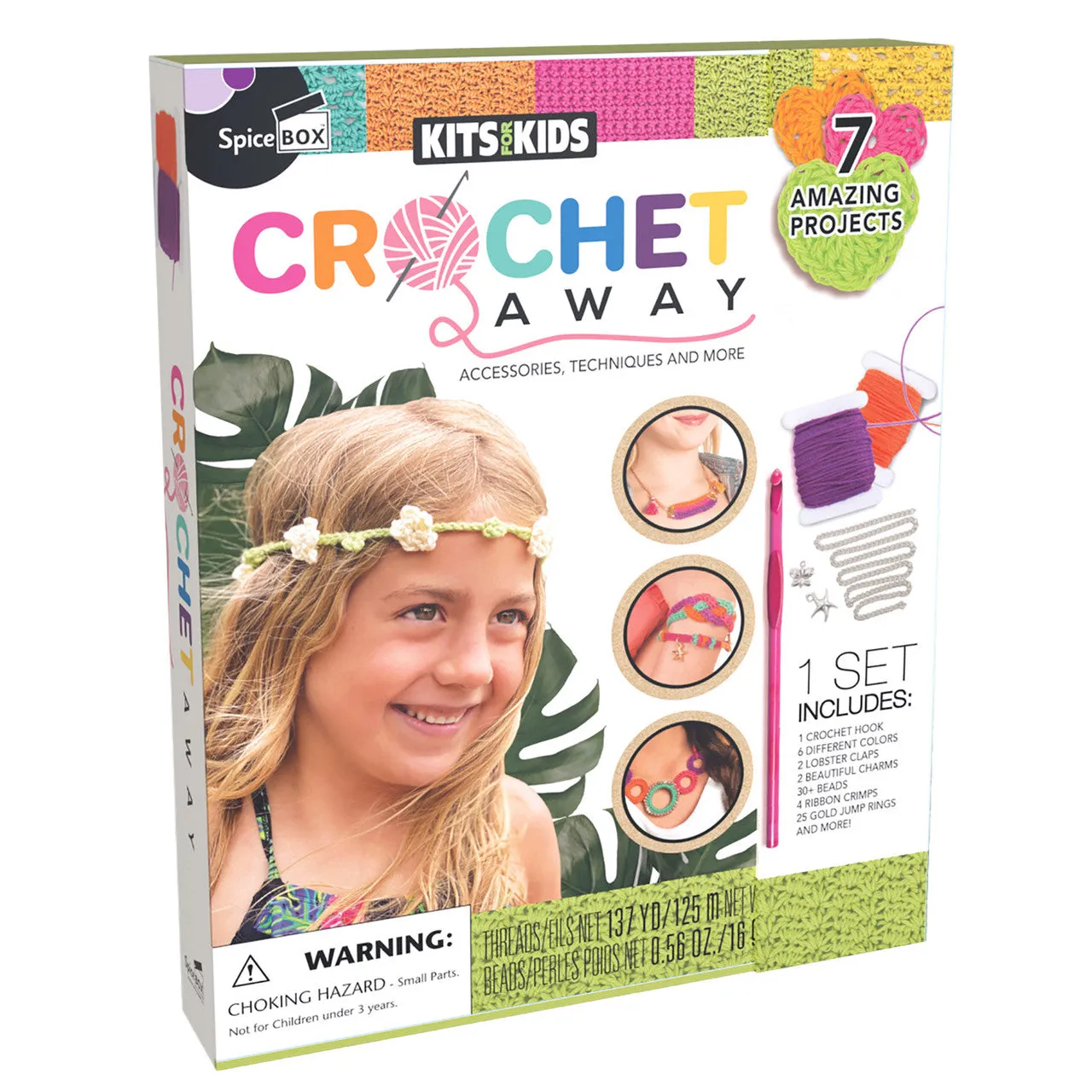 Spicebox Kits for Kids Crochet Away