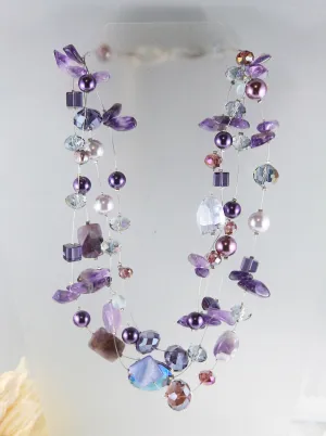 The Amethyst Cluster Necklace